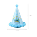 2pcs Pet Dog Cat Birthday Party Hat Lovely Happy Birthday Cap Scarf Set