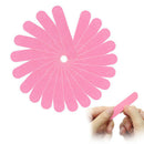 20X Girls Women Buffer Sandpaper Grit Sanding Files Nail Manicure Art Pink New
