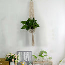 Country Rope Garden Wall Planter Vase Flower Pot Hanging Basket Holder 103cm