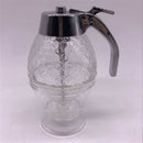 Clear Honey Syrup Dispenser Acrylic Kitchen Holder Pot Container ^