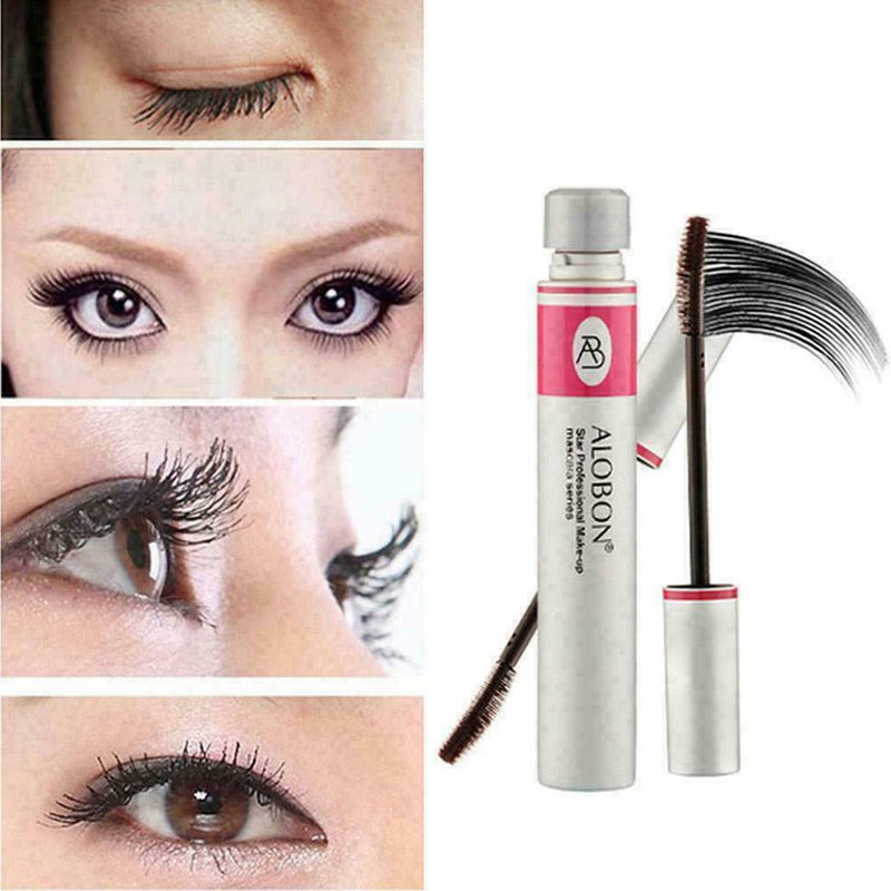 Long Lasting Black Mascara Ink Alobon Fiber Eyelash Long Lashes Extension~ Q1L4