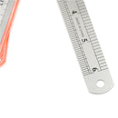 5 PCS Dual Side Marked 15cm 6 inch Stainless Steel Straight Ruler New ME