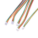 5 x Mini Micro SH 1.0mm 4-Pin JST Double Connector Plug Wires Cables 150MM BX