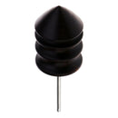 2Pcs Wooden Leather Craft Edge Burnisher Polished Grind Slicker Pointed Head