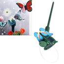 Solar Powered Dancing Flying Butterfly Garden Decoration Sticks Color At Random