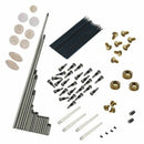 101pcs/set DIY Alto Saxophone Repair Parts Screws + Sax Key button Inlays + U2P5