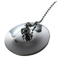 1.75 Inch Chrome Bathroom Bath Plug with 420mm Ball Chain B8T5