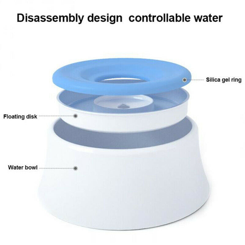 Not Wet Mouth Floating Drinking Bowls Dog Cat Health Feeding Eco-Friendly P