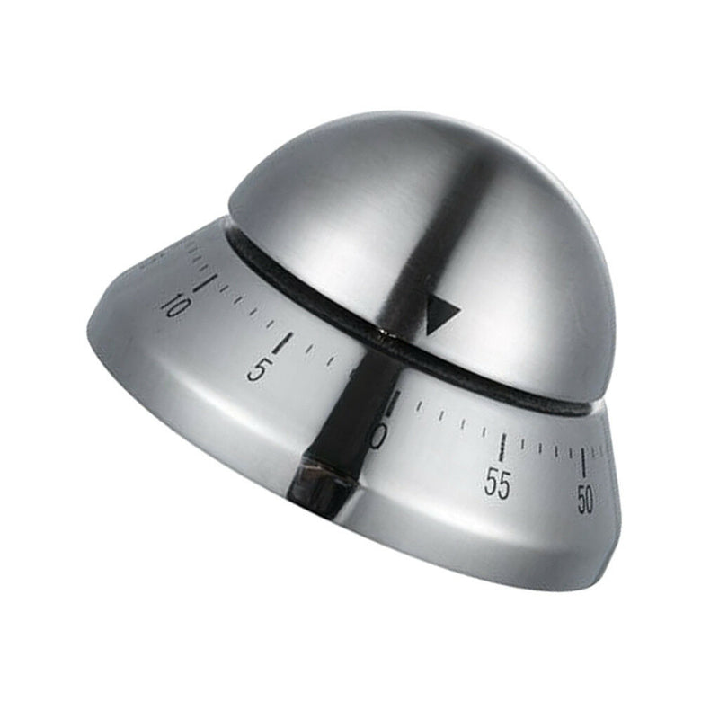 2 Pcs 60 Minutes Kitchen Timer Cooking Bell Counter Alarmer,Stainless Steel
