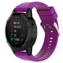 Replacement Silicon Wristband Strap & Clasp For Garmin Fenix 5s Watch Purple