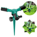 3-head 360Rotate Sprinkler Support rod Garden Automatic Irrigation Watering P1A2