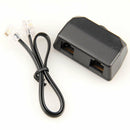 New Dictaphone Telephone Recording Adapter for Digital Voice Recorder Black