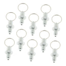 10x M10 Index Plunger with Ring Pull Spring Loaded Retractable Locking Pin