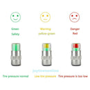 4 Pcs Car Auto Tire Monitor Valve Dust Cap Pressure Indicator Sensor Eye