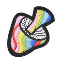 2Pcs Mushroom Retro 70's Hippie Love Peace Embroidered Applique Iron-on Patch Z
