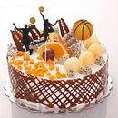 Basketball Acrylic Cake Topper  Slam Dunk Cupcake For Birthday Sports Party C Kw
