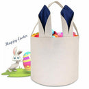 Easter Bunny Ears Basket Design Easter Bunny Bags Bunny Ears Tote Bags-Blue