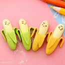 Banana Shaped Eraser/Rubber- Candy SCENTED Erasers x2- Great Party Bag Kids Gift