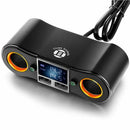12V 24V Car Charger 80W Dual USB Car Cigarette Lighter Adapter 2 Socket Spl