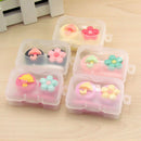 Cartoon Lens Box Cute Portable Contact Case Storage Mirror Container Hold VXX