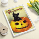 Diamond Painting Halloween Pumpkin Full Round Drill Cross Stitch (WX448)