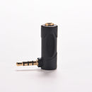 New Male to Female Stereo Audio Jack Converter 90Â°Pole Right Angle 3.5mm ME