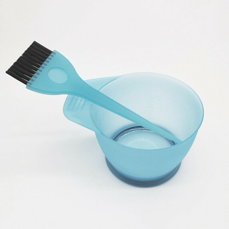 Hairdressing Hair Dye Color Bowl Color Mixing Comb Brush Kit Set Tint Tools X9P4