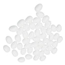 60x White Modelling Craft Polystyrene Eggs Foam Crafts For DIY Kids Art Painting