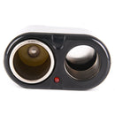 2 Way Car Cigarette Lighter Charger Socket Splitter Lighter Socket Adapter M&O