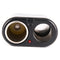 2 Way Car Cigarette Lighter Charger Socket Splitter Lighter Socket Adapter M&O