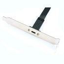 USB 3.1 Front Panel Header Type E M to Type C F Motherboard Expansion Cable