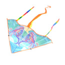 1PC 80cm Butterfly Printed Long Tail Kite Children Outdoor Garden Fun Toys %o