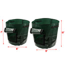 2pcs 1+5 Gallon Plant Potato Grow Bags with Handles Flap Durable Lightweight