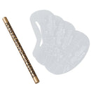 4 Eyebrow Shaping Stencils Grooming Kit Makeup+1 Eye Brow Pencil Handy Brus C8N2