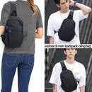 Mens Waterproof Sling Chest Bag Sport Cycling Travel Shoulder Crossbody Backpack
