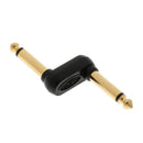 6.35mm Jack Guitar Effect Pedal Jack to Jack Connector Patch Adapter Plug B