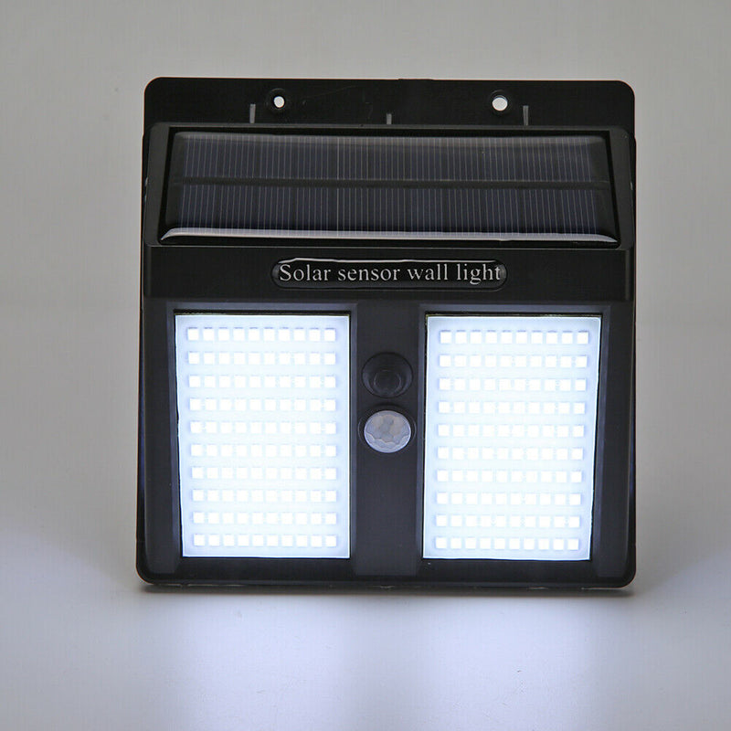 250LED Solar Motion Sensor Wall Light Waterproof Outdoor Yard Security Lamp