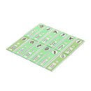 48pcs Kids Plastic Prepared Microscope Slides Of Animals Insects Plants Flo X9A1