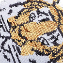 Reversible Sequin Embroidered Animal Tiger Patches Applique Sew on Clothing