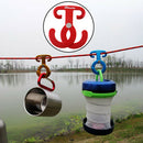 Multi Function Camping Tent Rope Self-locking Carabiner Tensioner Wind RopeJ ï¼W