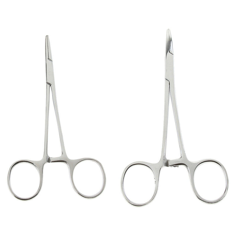 Dog Ear Cleaning Pliers Hair Clamp Tweezers Pet Forceps Straight Small