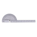 0-180 Degree Angle Ruler Stainless Steel Round Head Rotary Protractor