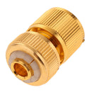 4PCS Brass Quick Release Garden Hose Connector 1/2'' Female Garden Water Pipe