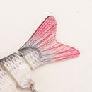 6Segment Hard Plastic Swim Bait Fishing Lures Crank Bait Wobbler Sinking