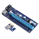PCI-E 1x to 16x Extender Adapter Card USB3.0 Data Cable Power Cable Kit