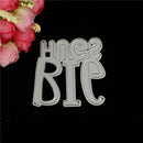 greeting words big huss Metal Cutting Dies DIY Scrapbooking Paper Cards Craft 3C