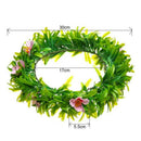Headdress Garland Seaside Resort Holiday Fresh Grass Plastic Handmade Fabri