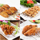 Barbecue Skewers, 100 PCS Stainless Steel Barbecue Skewer BBQ Needle Sticks T5Q3