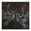 5D DIY Fluorescent Diamond Painting Pigeon Cross Stitch Embroidery Mosaic