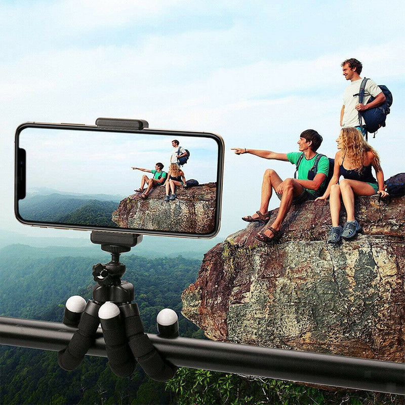 Phone Tripod With Bluetooth Remote Flexible